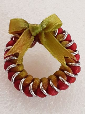 Coil Wreath with Bow
